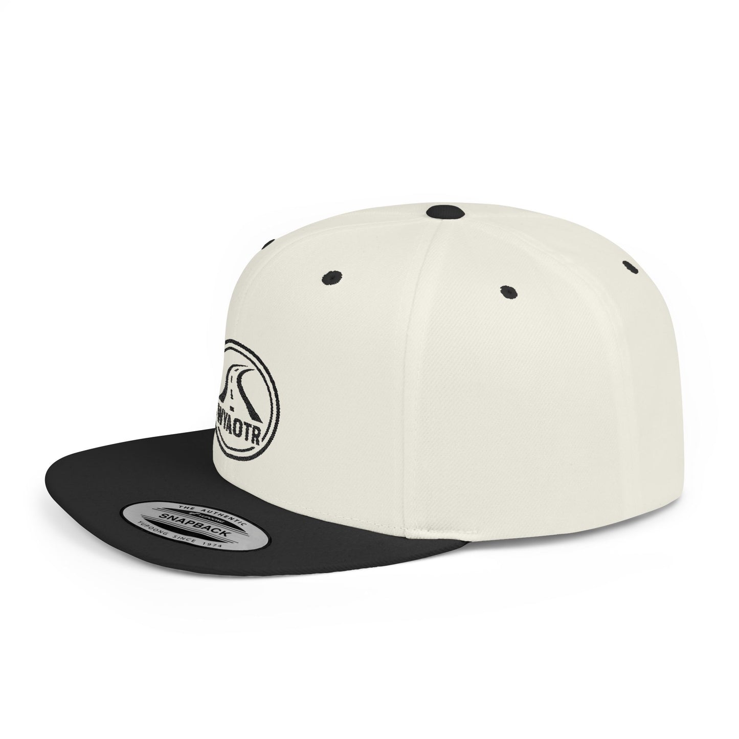 Stylish Flat Bill Snapback Hat, Casual Cap for Outdoors, Streetwear, Gift for Fashion Lovers, Unique Headwear, WYAOTR Design