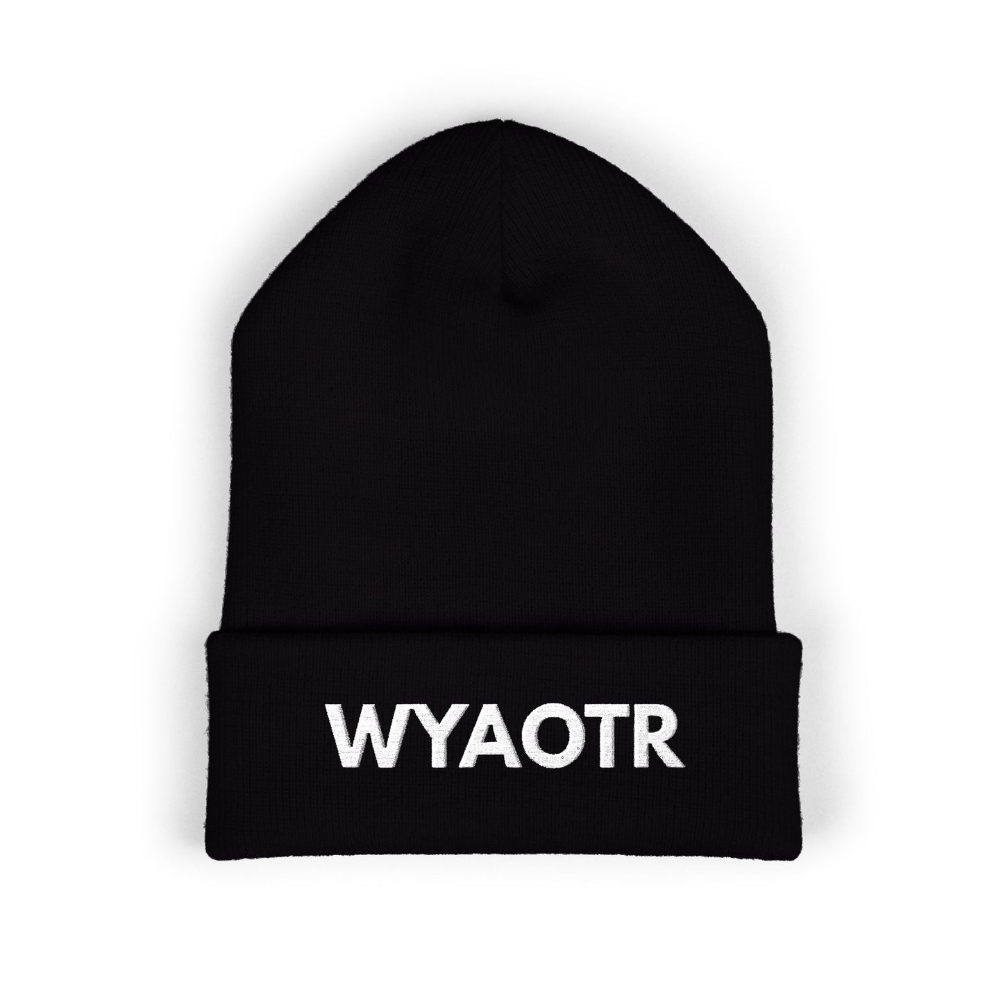 Stylish Embroidered Beanie - WYAOTR | Winter Accessory, Warm Knit Hat, Personalized Gift, Cozy Headwear for All Occasions