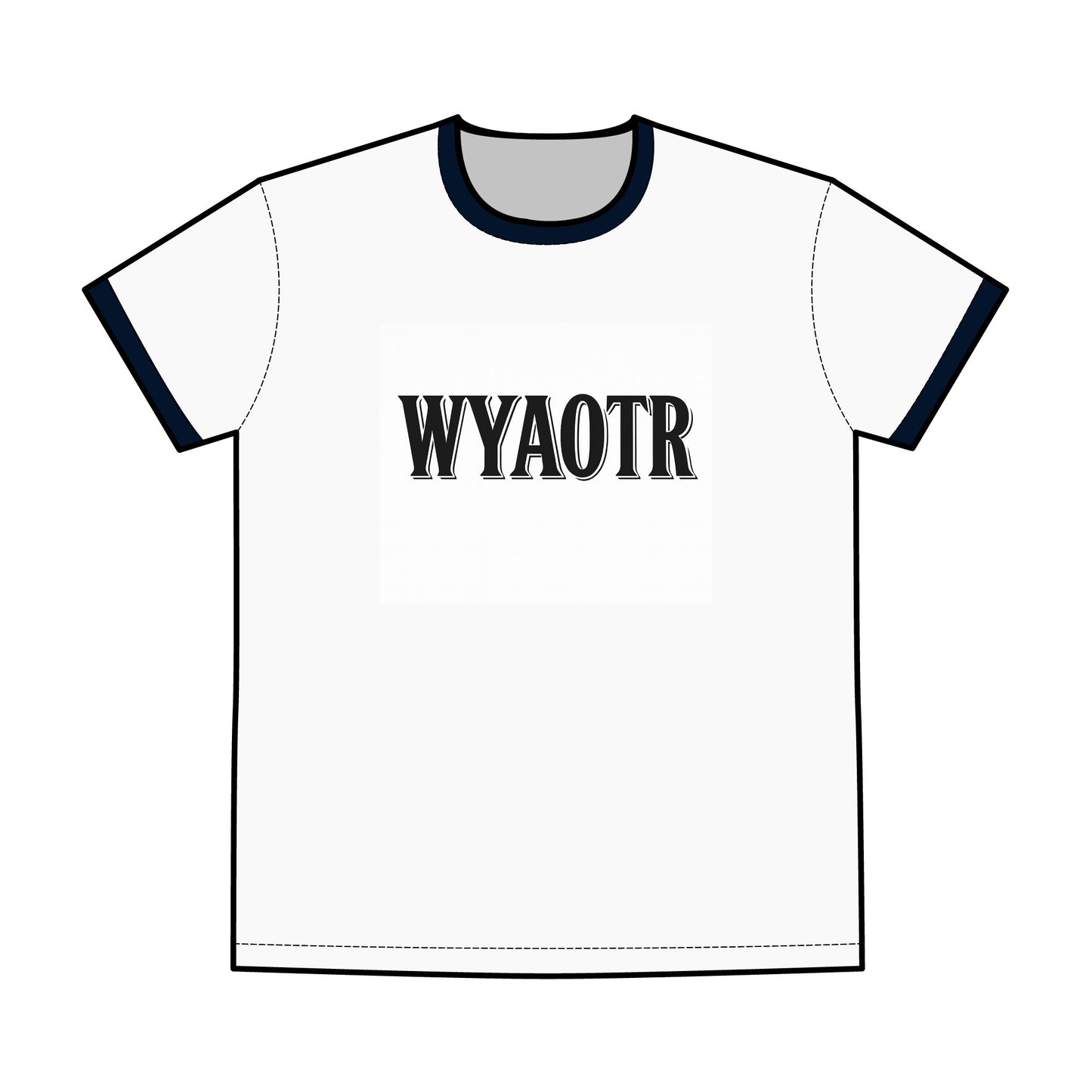 👕 WYAOTR Ringer Tee – Classic Hustle. Collar Coded.