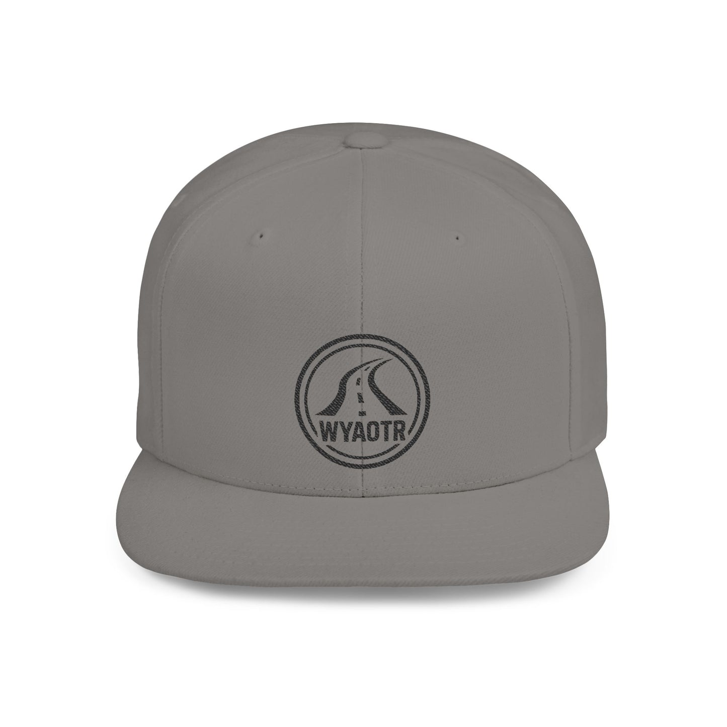 Stylish Flat Bill Snapback Hat, Casual Cap for Outdoors, Streetwear, Gift for Fashion Lovers, Unique Headwear, WYAOTR Design