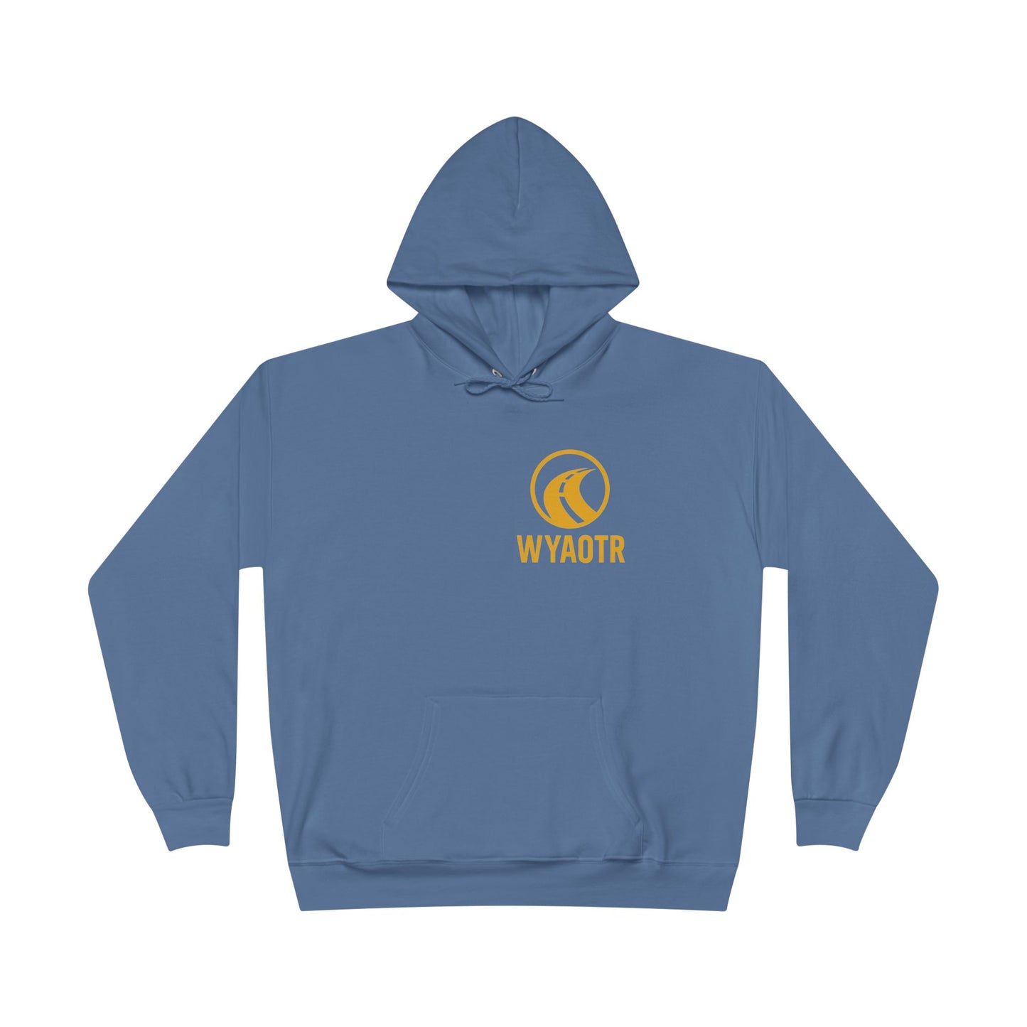 Eco-Friendly Unisex Pullover Hoodie with WYAOTR Design, Casual Sweatshirt, Sustainable Fashion, Gift for Friends, Fall and Winter Wear