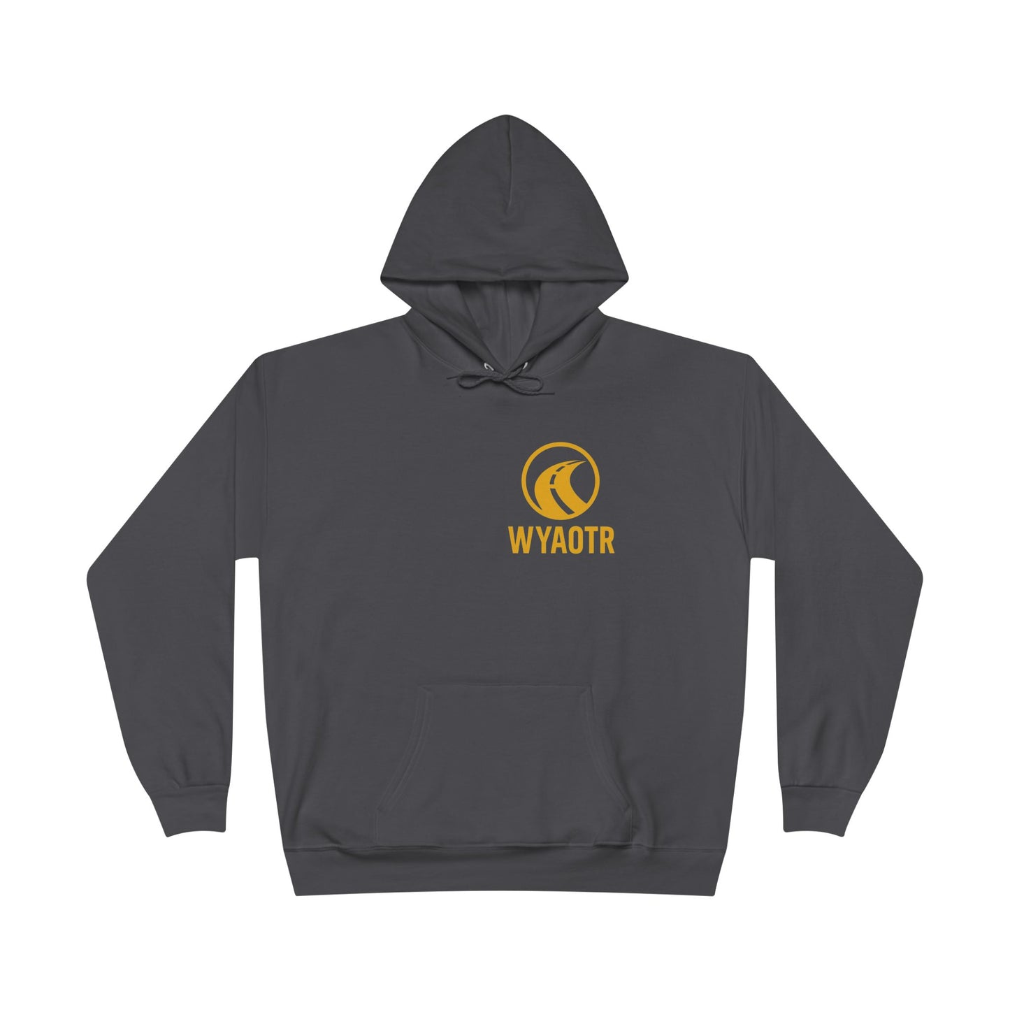 Eco-Friendly Unisex Pullover Hoodie with WYAOTR Design, Casual Sweatshirt, Sustainable Fashion, Gift for Friends, Fall and Winter Wear