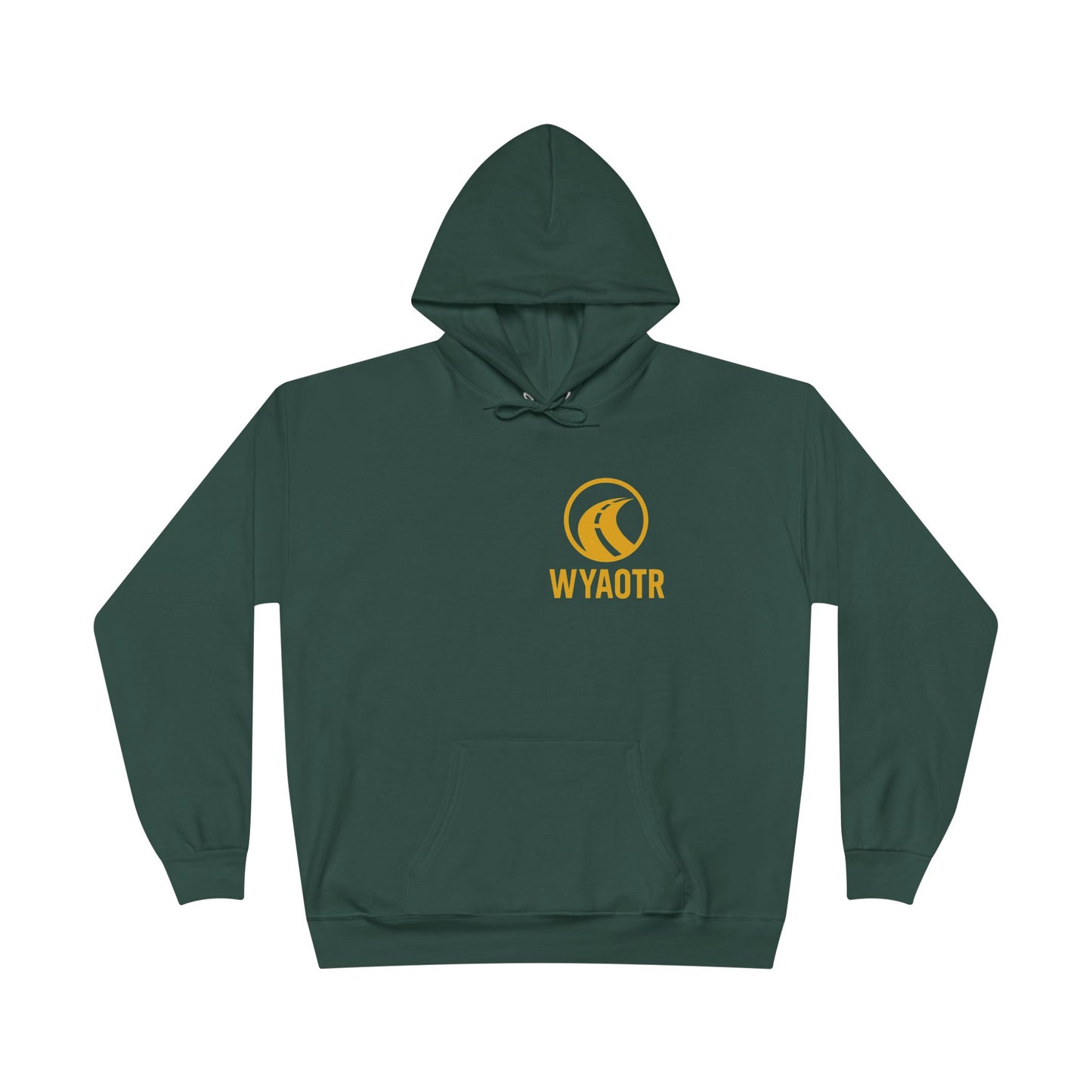Eco-Friendly Unisex Pullover Hoodie with WYAOTR Design, Casual Sweatshirt, Sustainable Fashion, Gift for Friends, Fall and Winter Wear