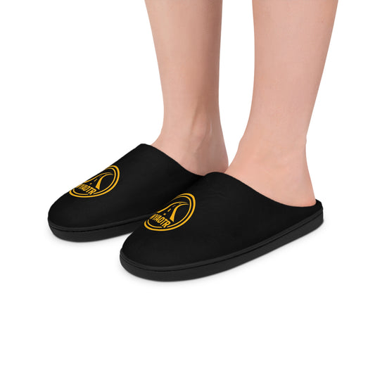 Cozy Women's Indoor Slippers with Gear Design, Comfortable Slippers, Warm House Shoes, Gift for Her, Relaxation Footwear