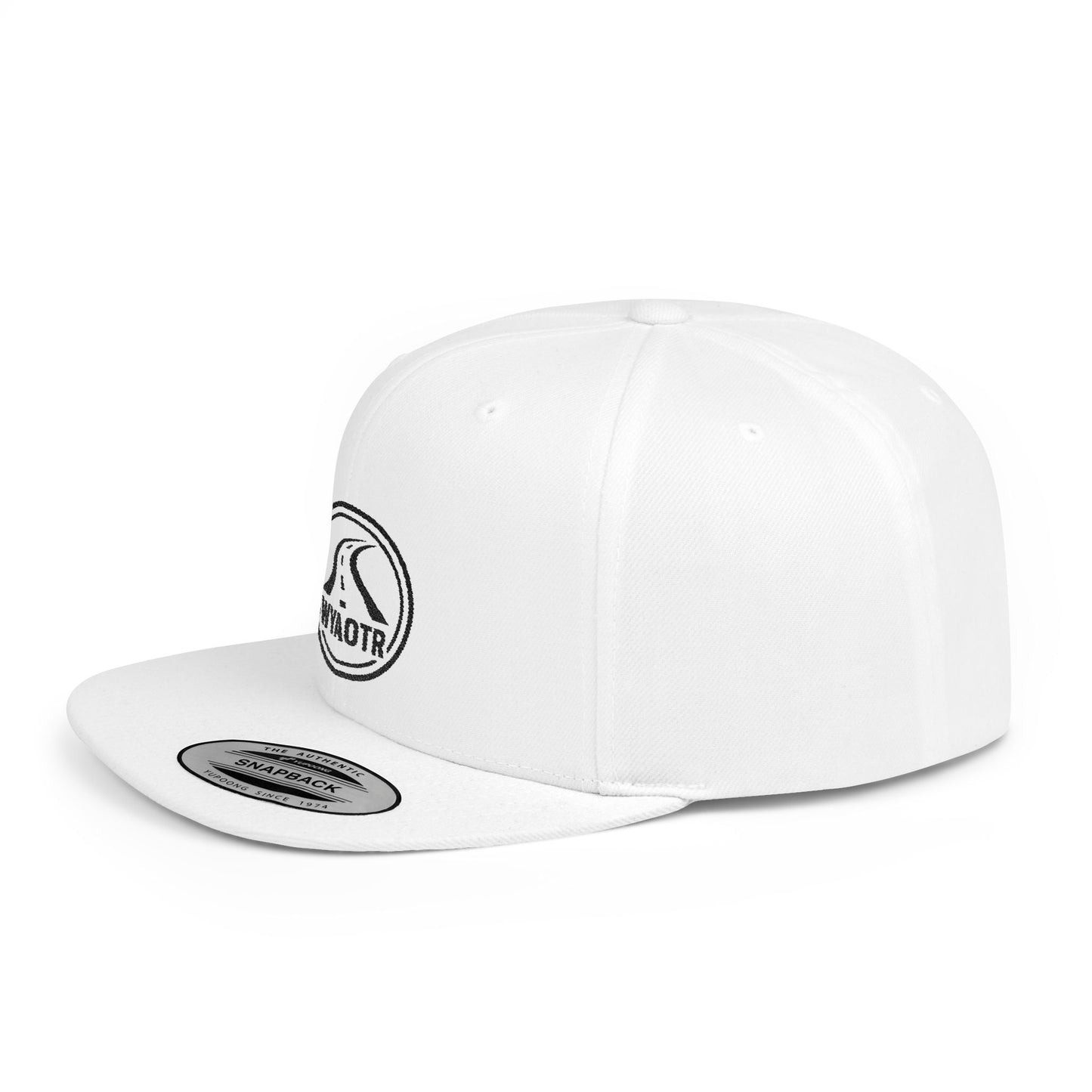 Stylish Flat Bill Snapback Hat, Casual Cap for Outdoors, Streetwear, Gift for Fashion Lovers, Unique Headwear, WYAOTR Design