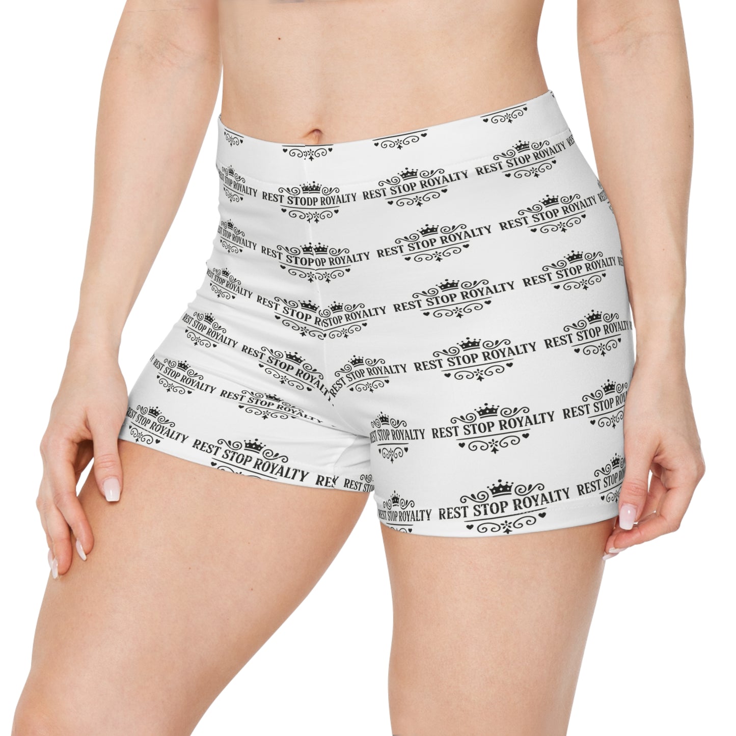 Royalty Themed Women's Shorts, Cute Summer Loungewear, Rest Stop Royalty Comfortable Bottoms, Trendy Vacation Attire, Gift for Her