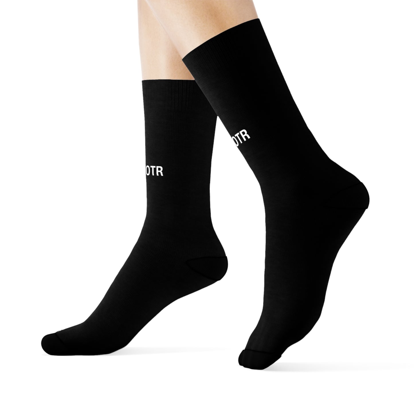 Stylish Crew Socks for Everyday Comfort, Black Casual Socks, Gift for Her, Unique Footwear, Cozy Family Socks