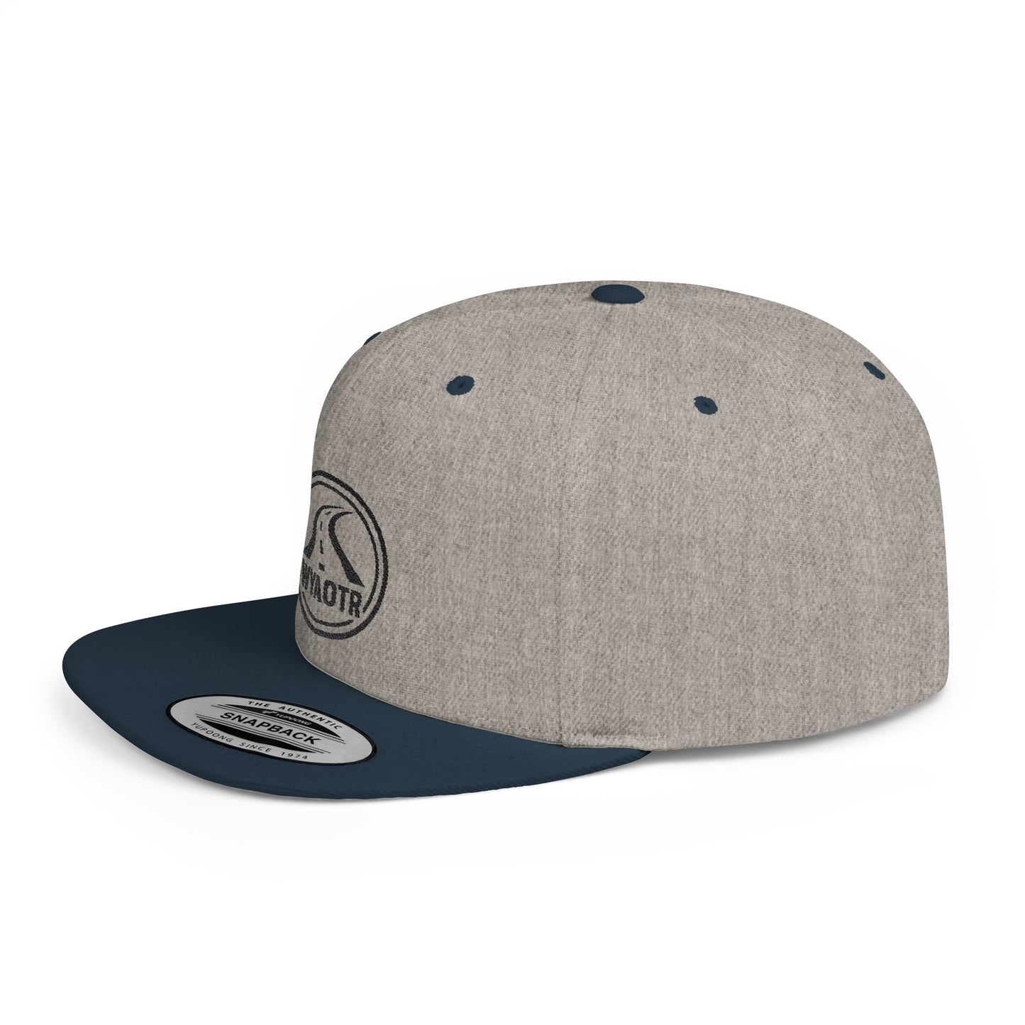 Stylish Flat Bill Snapback Hat, Casual Cap for Outdoors, Streetwear, Gift for Fashion Lovers, Unique Headwear, WYAOTR Design