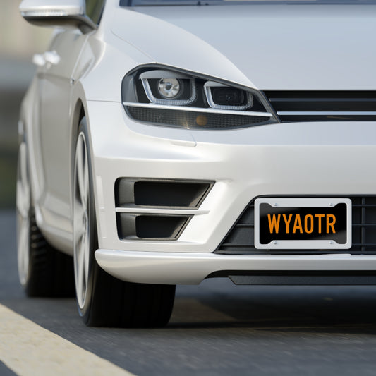 Personalized License Plate, Custom Car Tag, Unique Vehicle Decor, Personalized Gifts, Car Enthusiast Accessories