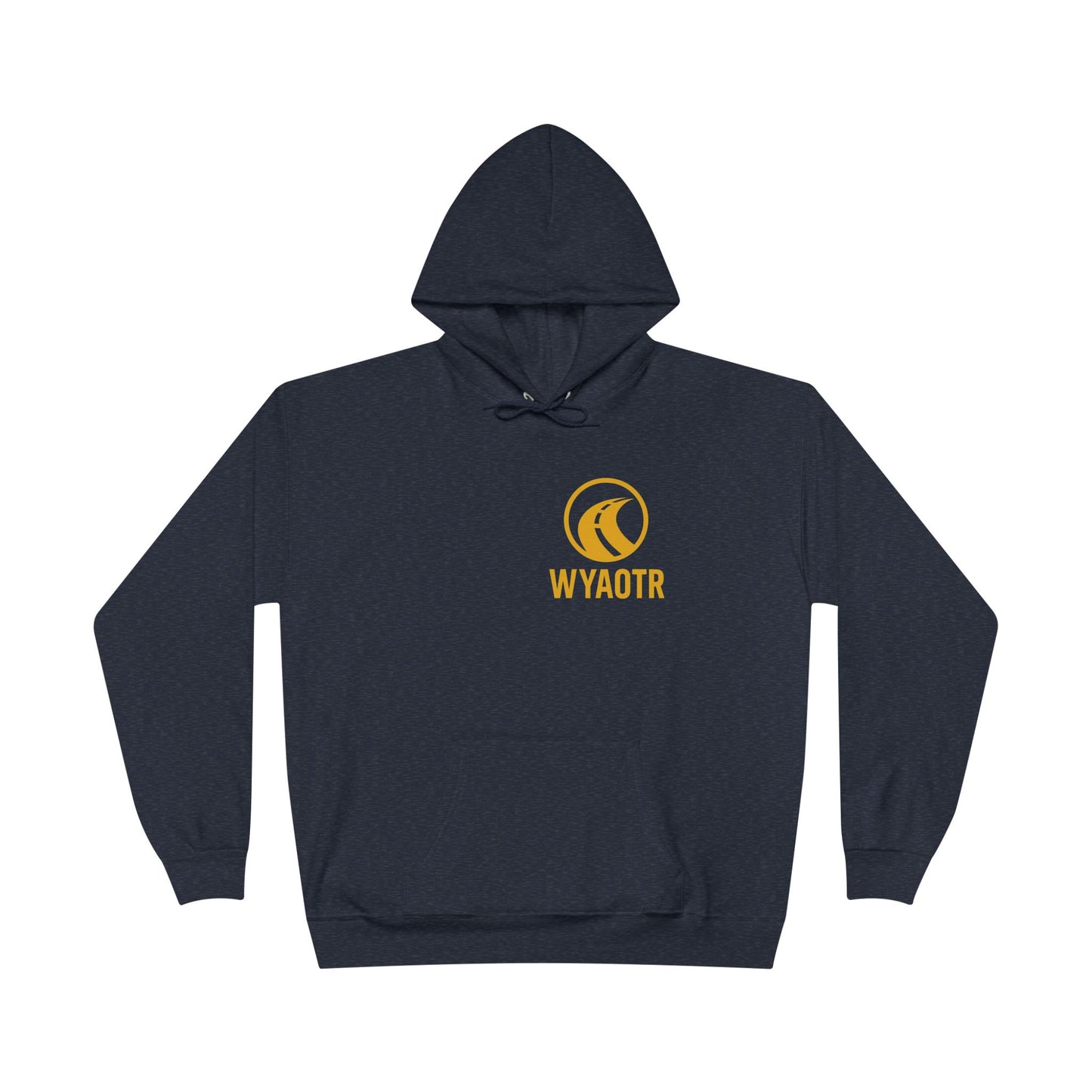 Eco-Friendly Unisex Pullover Hoodie with WYAOTR Design, Casual Sweatshirt, Sustainable Fashion, Gift for Friends, Fall and Winter Wear