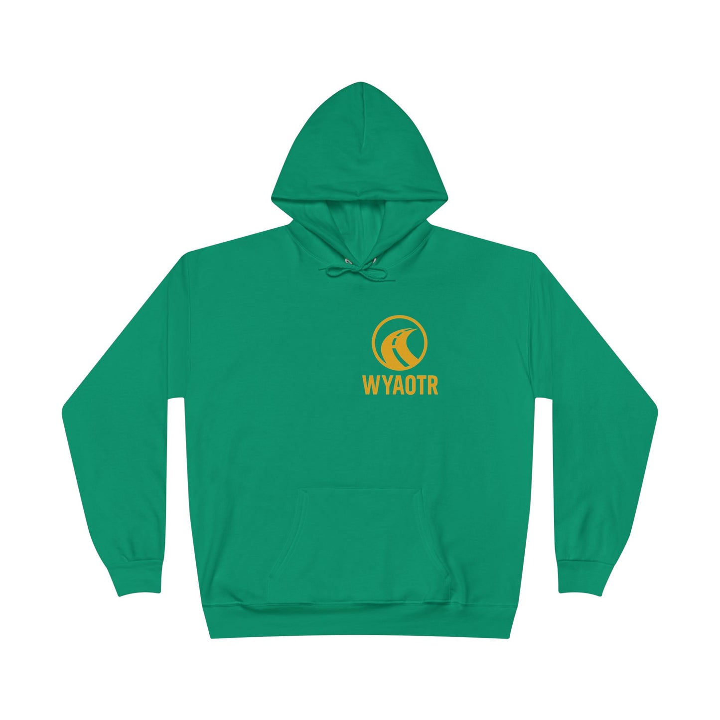 Eco-Friendly Unisex Pullover Hoodie with WYAOTR Design, Casual Sweatshirt, Sustainable Fashion, Gift for Friends, Fall and Winter Wear