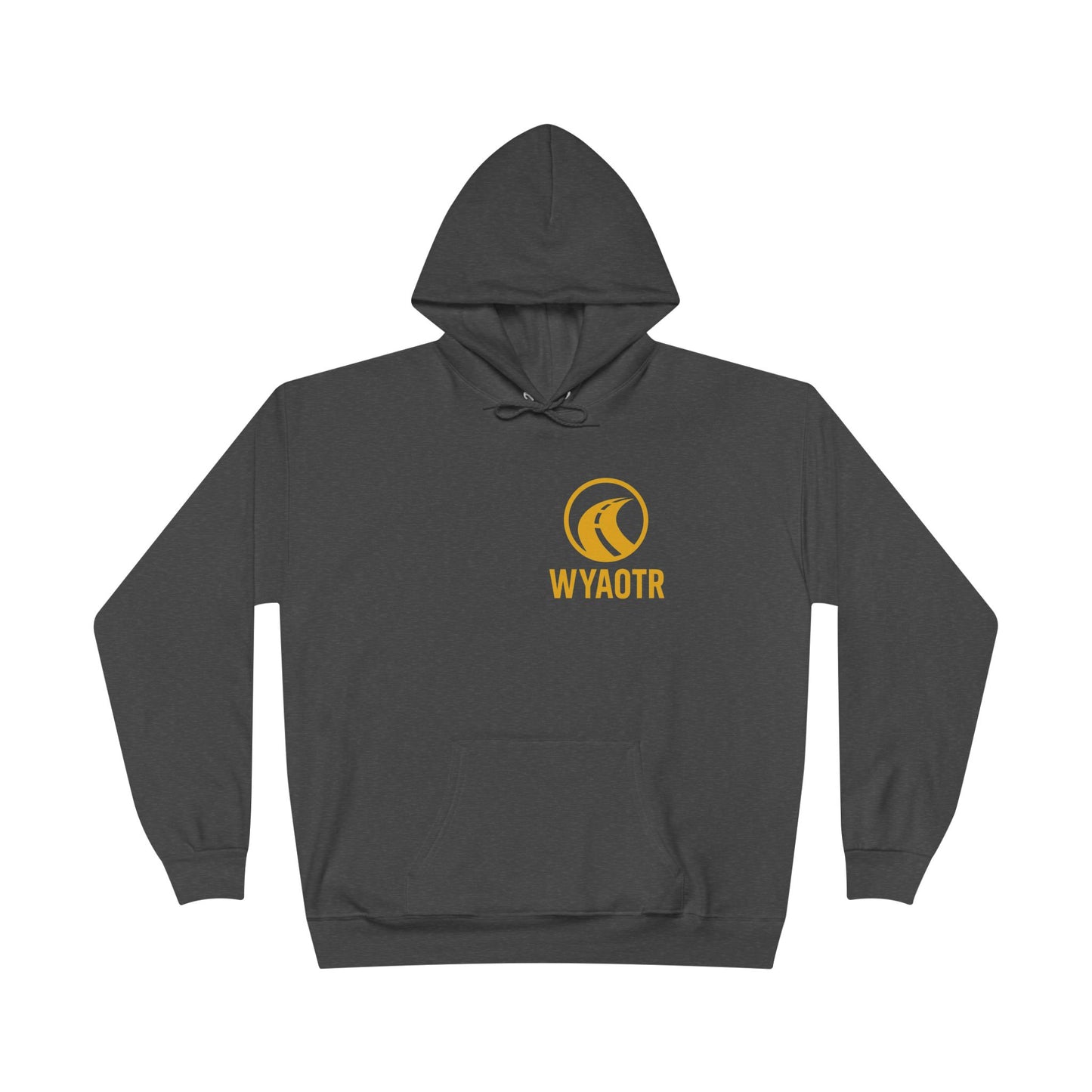 Eco-Friendly Unisex Pullover Hoodie with WYAOTR Design, Casual Sweatshirt, Sustainable Fashion, Gift for Friends, Fall and Winter Wear