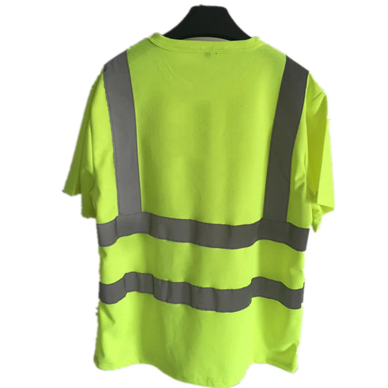 👕 WYAOTR Short Sleeve Reflective Safety Tee