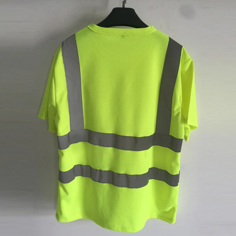 👕 WYAOTR Short Sleeve Reflective Safety Tee